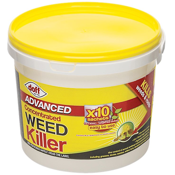 Doff Advanced Concentrated Weedkiller 10 Sachet Tub